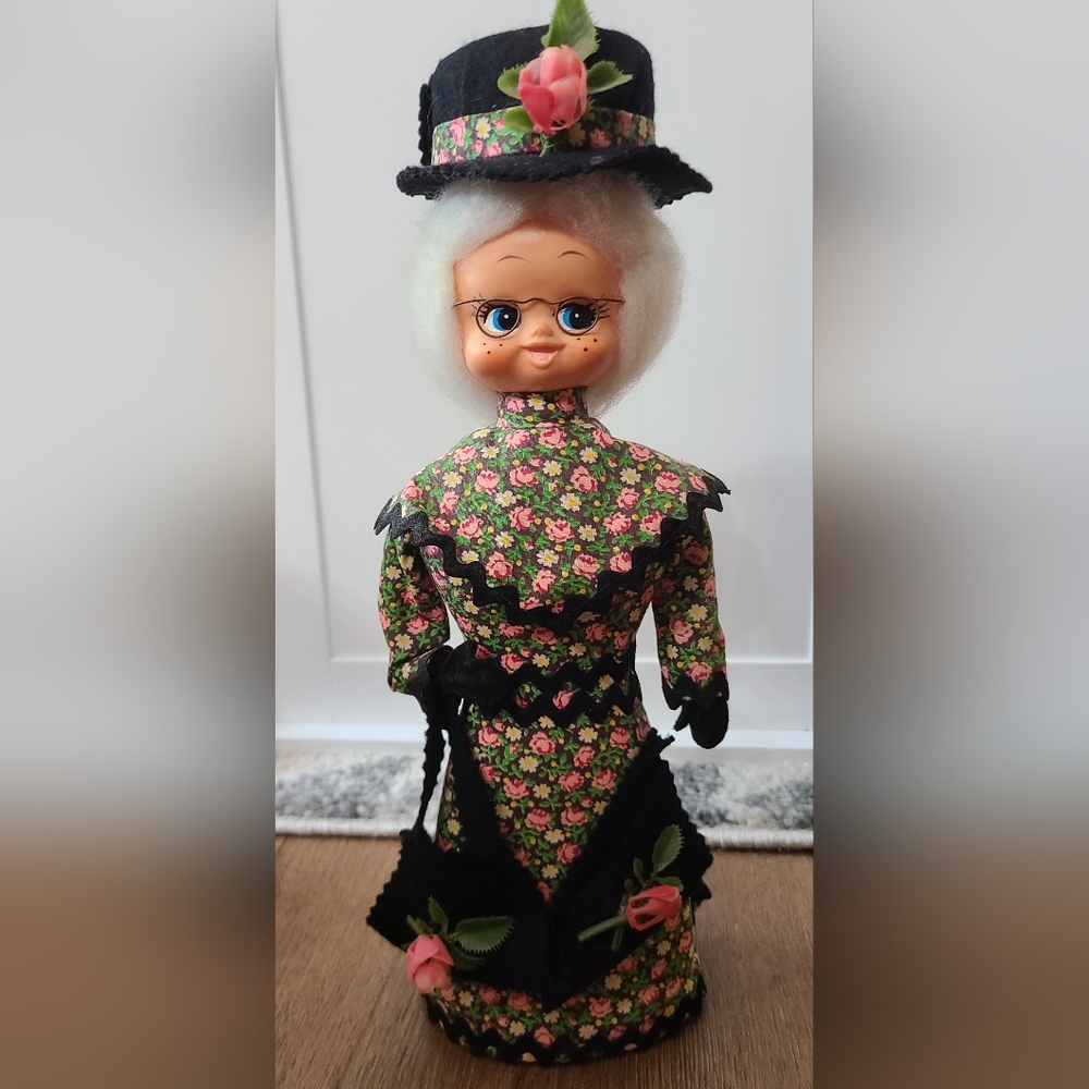 Vintage Soap Bottle Sewing Doll